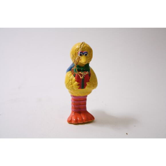 Sesame Street, 1980s, Big Bird, Ceramic, Holding Present Ornament, Christmas, Vi - Picture 1 of 3